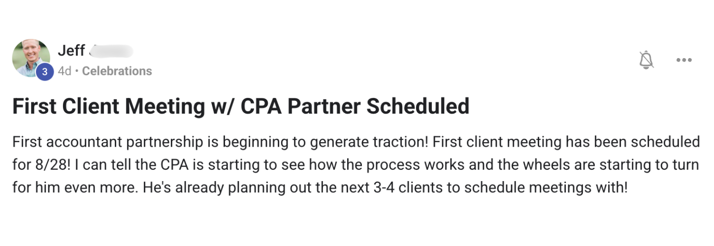 first client meeting first client meeting