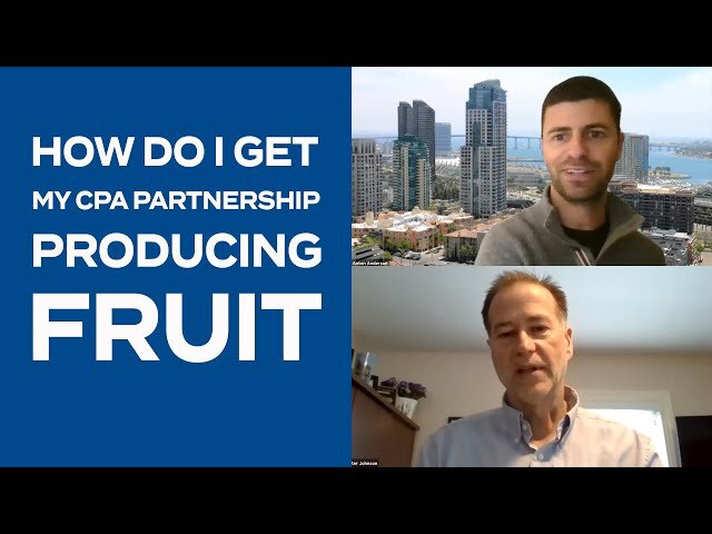 Watch the Fixing an Unproductive CPA Partnership video