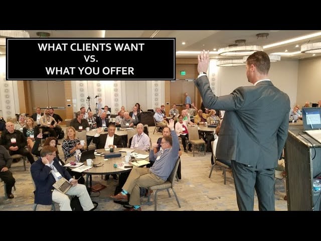 Watch the What Advisory Clients Want vs What Your Firm Offers video